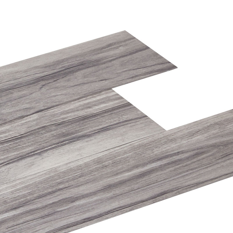 15.2x91.5 cm 36Pcs Self Adhesive PVC Flooring, Grey