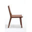 Chaise de salle à manger en cuir Saddle Conception multi-espaces facile à nettoyer