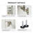 48" Functional Bathroom Vanity With Soft Close & Backsplash, No Assembly Needed & Easy To Clean-1504531305
