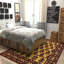 Tapis en laine jaune/rouge 5 pi 10 po x 7 pi en laine one-of-kind main-noué la new age Alayna