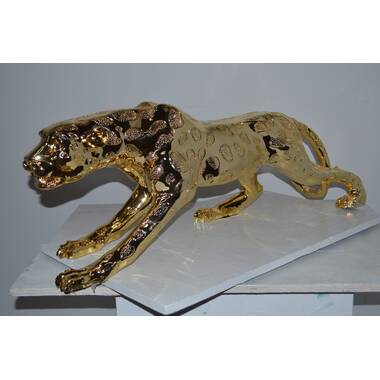 Buy PHILLIPS IMAGES Stylized Brass Cheetah Figurine