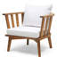 Chaise de patio avec coussins Cherri