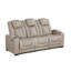 Ensemble de fauteuils inclinables gris 3 pièces Rimma -387994964