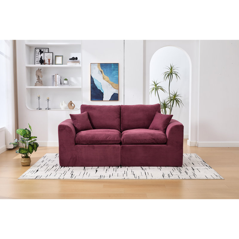 Canapé modulaire confortable à 2 places Cloud Couch