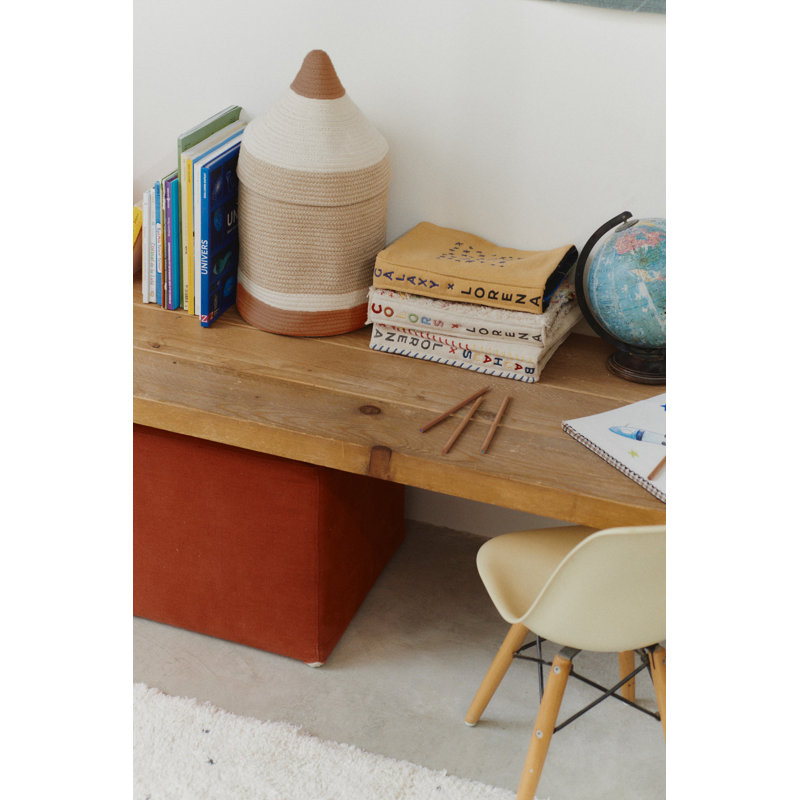 Panier en composite Lorena Canals, Brun / Beige