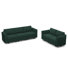 Teangela Velvet Sectional Living Room Set Storage Seat Livingroom Sofa, 2-Seat Sofa & 3-Seat Sofa