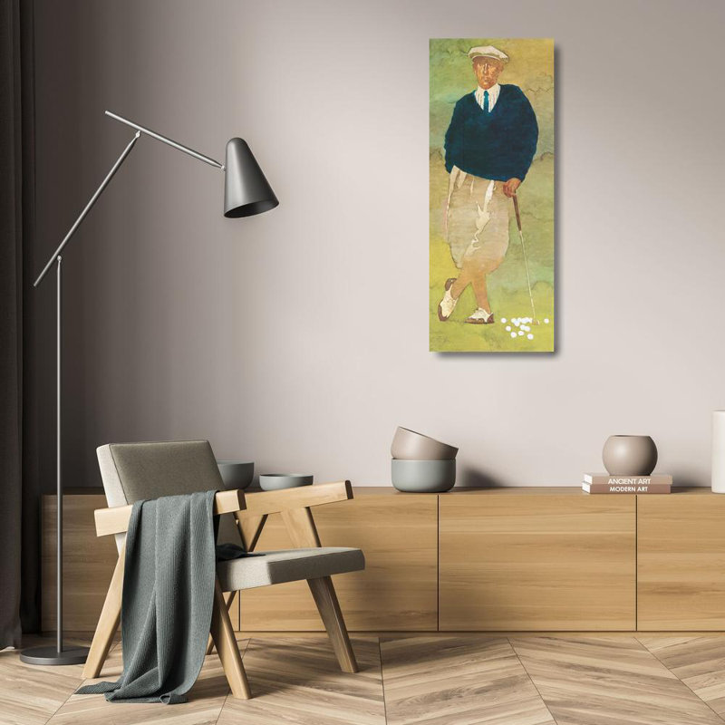 Golfeur rétro vintage IMA-F39, H 24 po x l 10 po