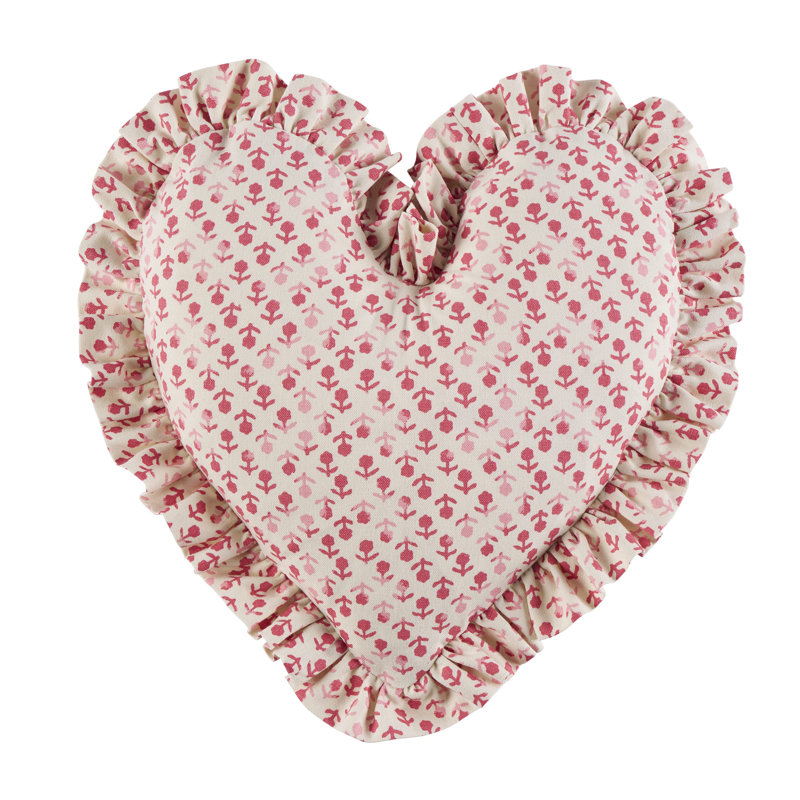 Beatriz Handprint Heart Pillow