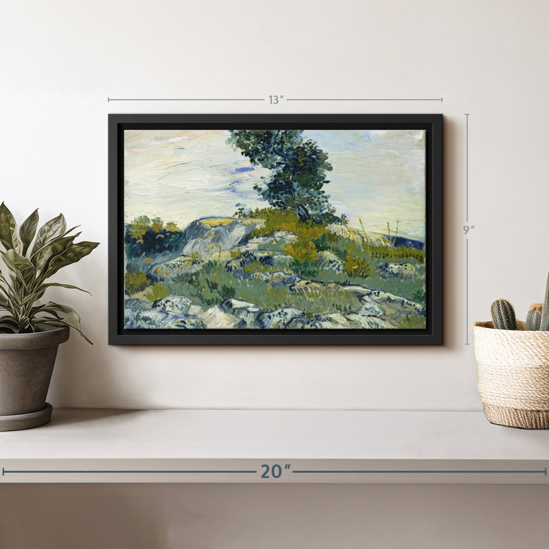 «The Rocks Canvas Print»
