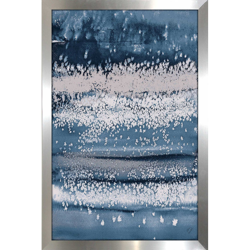«Blue Winds» par Lanie Loreth - reproduction de cadre photo, H 27,5 po x l 21,5 po x P 0,75 po