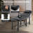 Professioanl Massage Table , Backrest Adjustable, Removable Headrest, Bottom Shelf Storage , Memory Foam Layer Salon Bed,