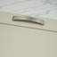 Brushed Nickel Curved Bow D-Bar Handles-128905869