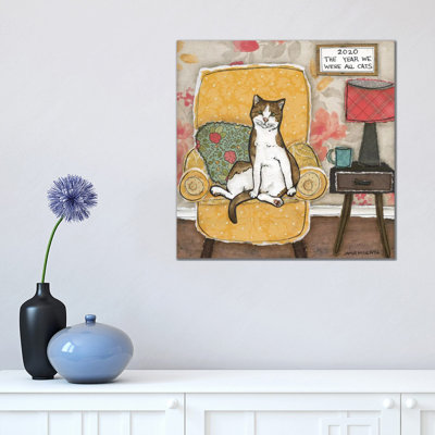 We Were All Cats by Jamie Morath - Wrapped Canvas Painting