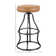 Bernardo Swivel Upholstered Adjustable Height Counter Stool with Metal Frame