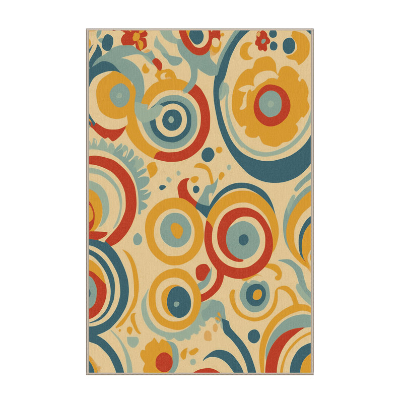 Funky Line Rug, Rectangle 4' x 6'