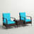 2 - Person Patio Conversation Set with Cushions-1575661273