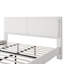 Lit simple moelleux blanc simple et moderne avec dossier confortable pour les très grandes chambres à coucher, assurant une détente et un style ultimes.-1780938142-1780938137