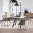 Siefert 35.4'' Round Dining Table Set, Kitchen Dining Table and 4 Dining Chairs-992375938-993963557
