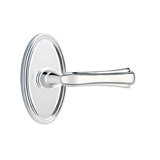 Wembley Flat Passage (Hall & Closet) Door Lever with Oval Rosette