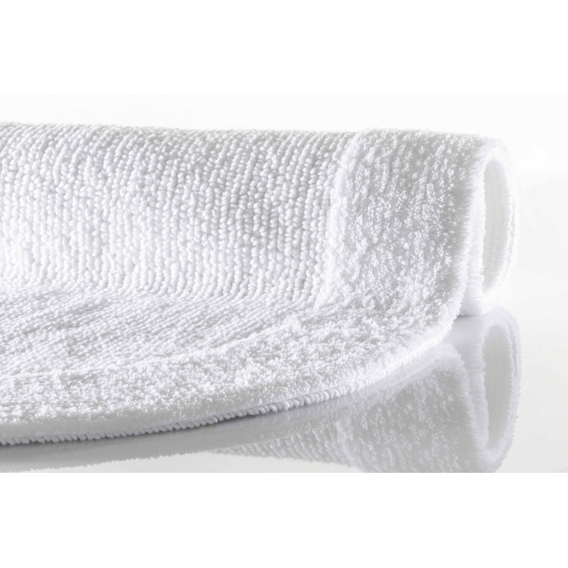 Exquisite Bath Rug, White, 45cm W x 50cm L