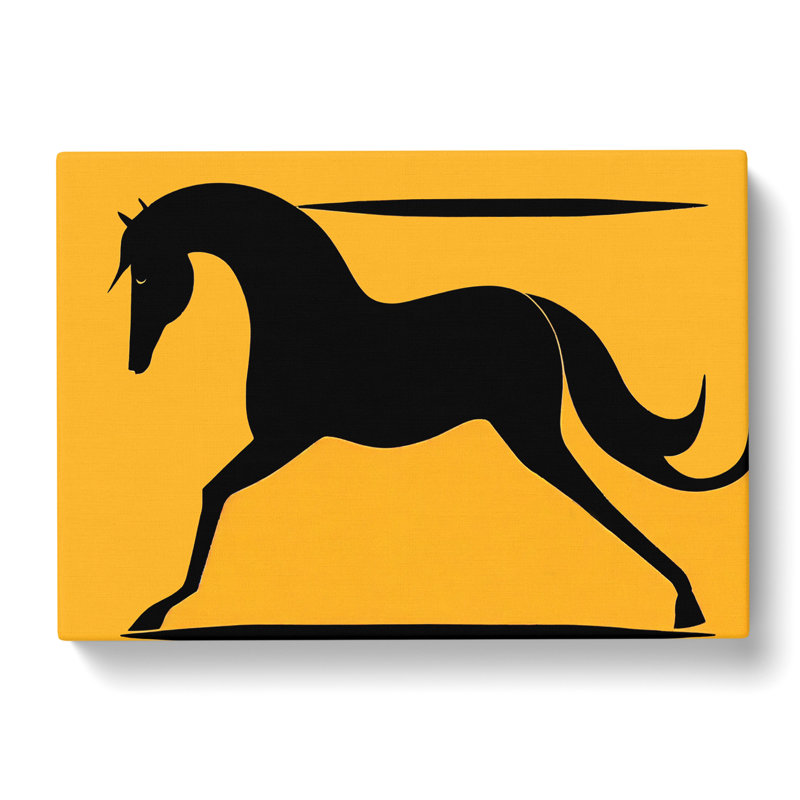 Swell Horse Abstract - Wrapped Canvas, 35cm H x 50cm W x 3cm D