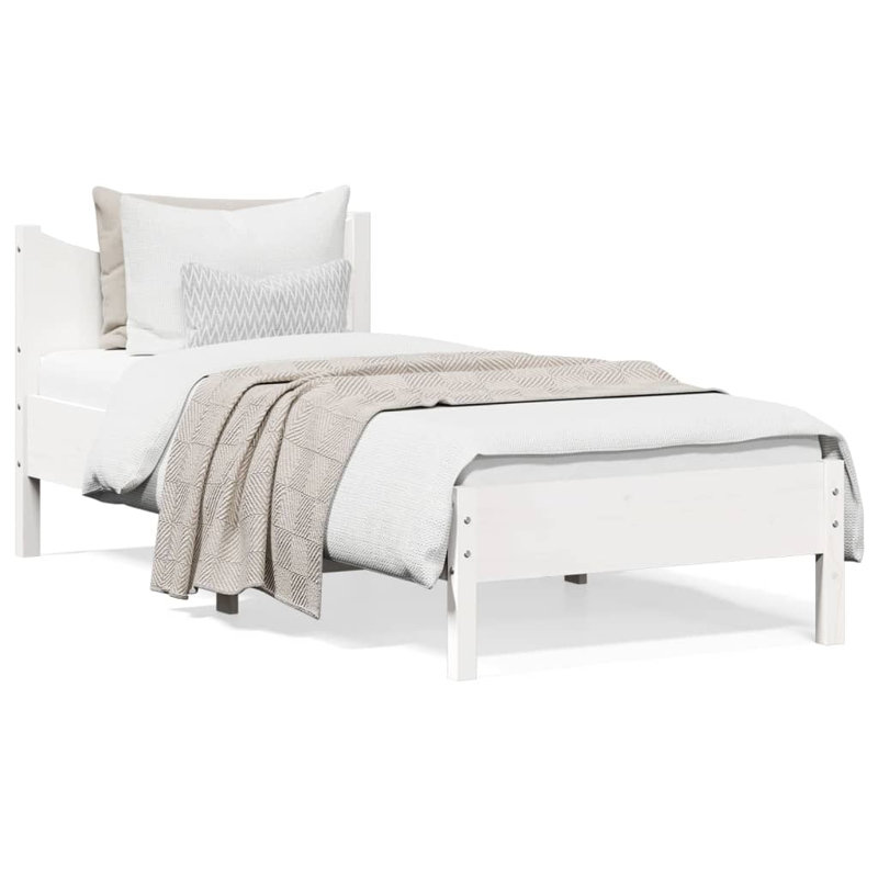 Aracelli Solid Wood Bed Frame, Small Single (2'6), Wax Brown