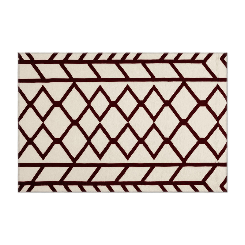 Tapis intérieur et extérieur beige Trellis, Rectangle 9 pi x 12 pi