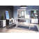 Babin Adjustable Glass Top Metal Base Standing Desk
