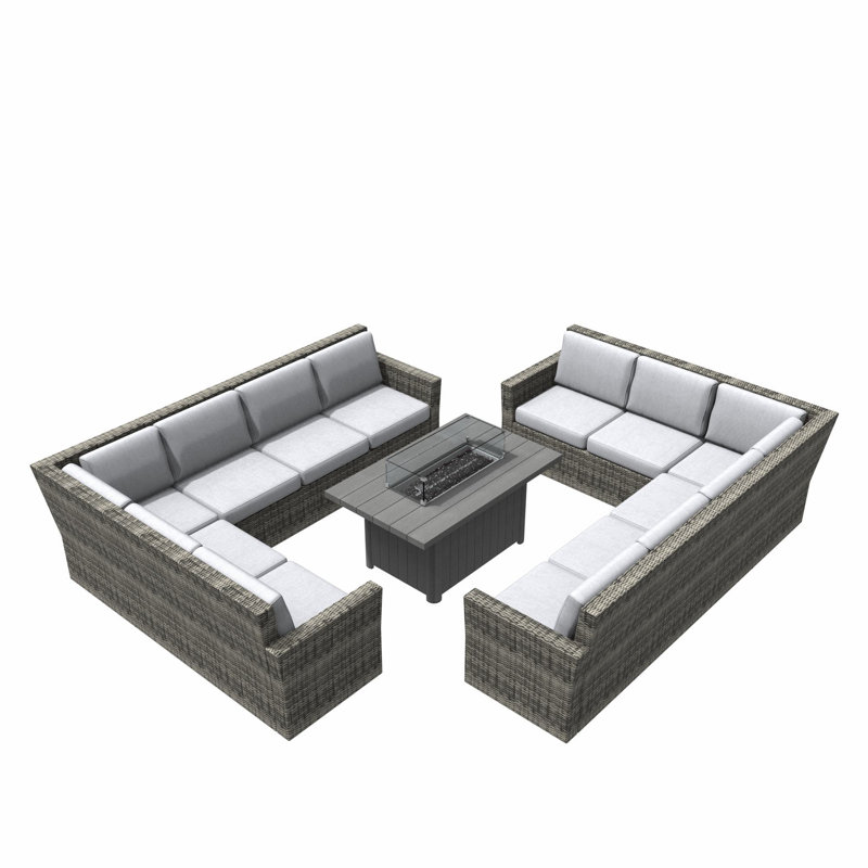 Ensemble de canapé modulaire 5 pièces avec coussins