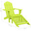 Chaise Adirondack de patio avec repose-pieds Wakarusa-96433962