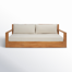 Azul 79.9'' Teak Outdoor Loveseat