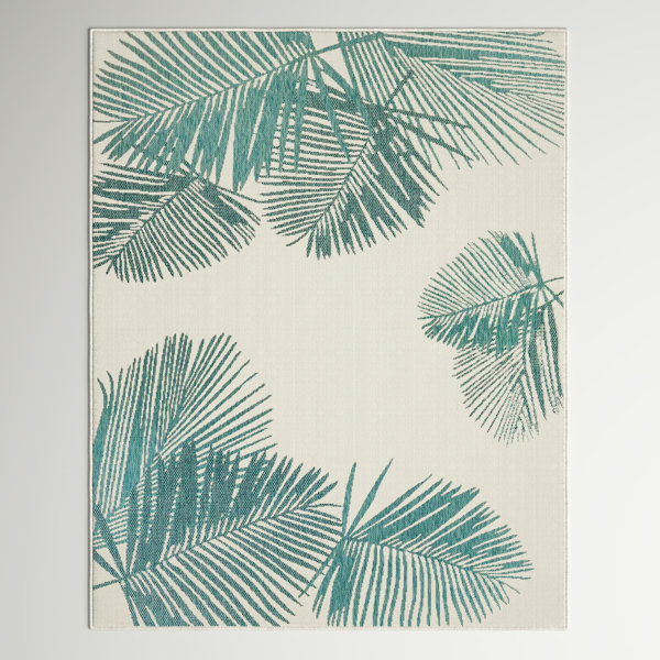 Sand & Stable Saldanha Aqua Indoor/Outdoor Rug & Reviews | Wayfair
