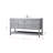 Krish 60'' Single Bathroom Vanity with Engineered Marble Top-445125268