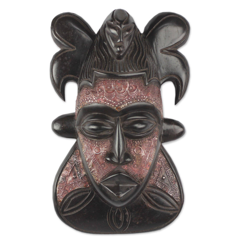 Très grand masque en bois africain