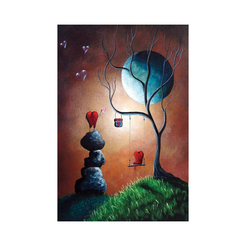 " Just Because I Love You ", 26" H x 18" W x 1.5" D