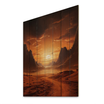 Égypte Golden Sands II - Égypte, reproduction sur bois de pin naturel