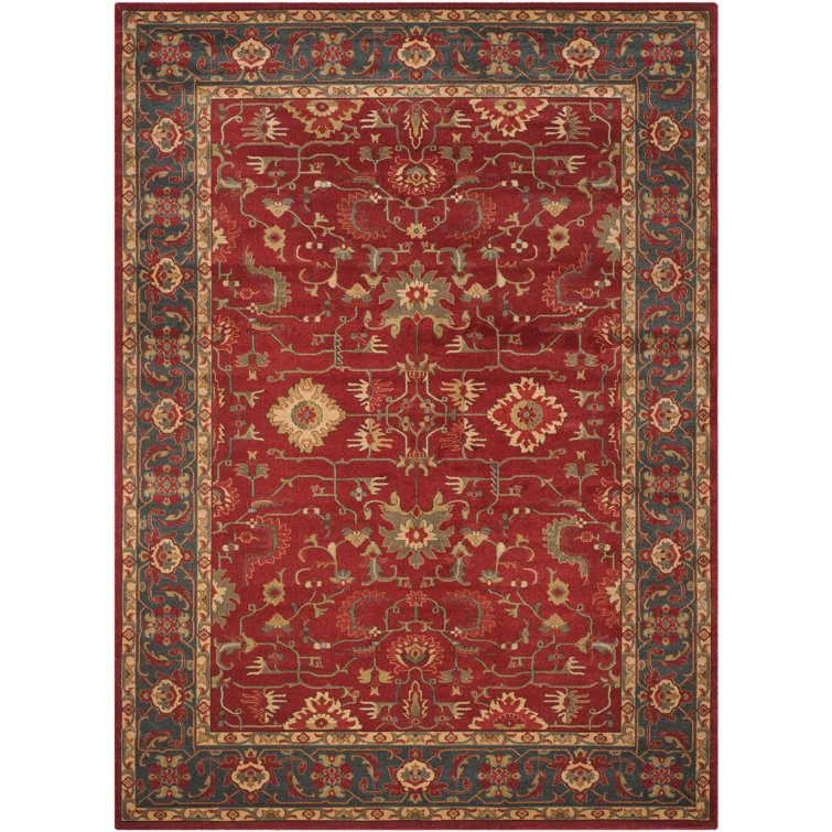 Pennypacker Red/Navy Area Rug