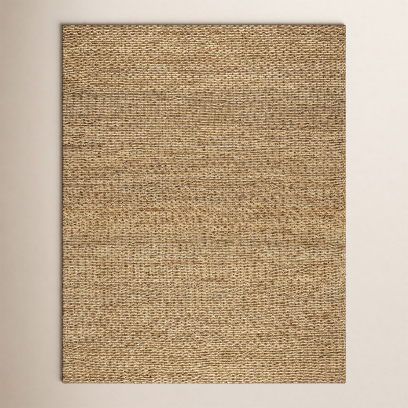 Jaramillo Annelynn Farmhouse Handmade Jute Natural Rug, Rectangle 7'6" x 9'6"