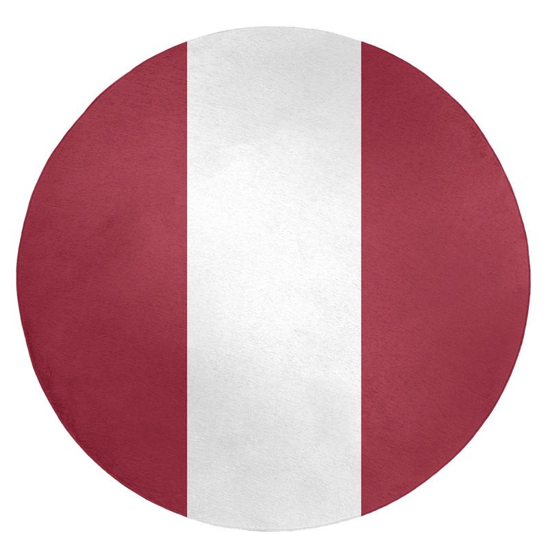 Chenille Indoor Rug, Round 5'