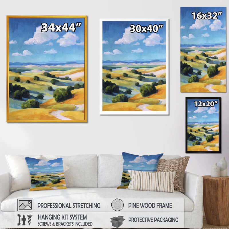 Vert et jaune, vallée de Glencoe en Écosse - campagne, impression sur toile, ferme verte, H 20 po x l 12 po, Toile tendue