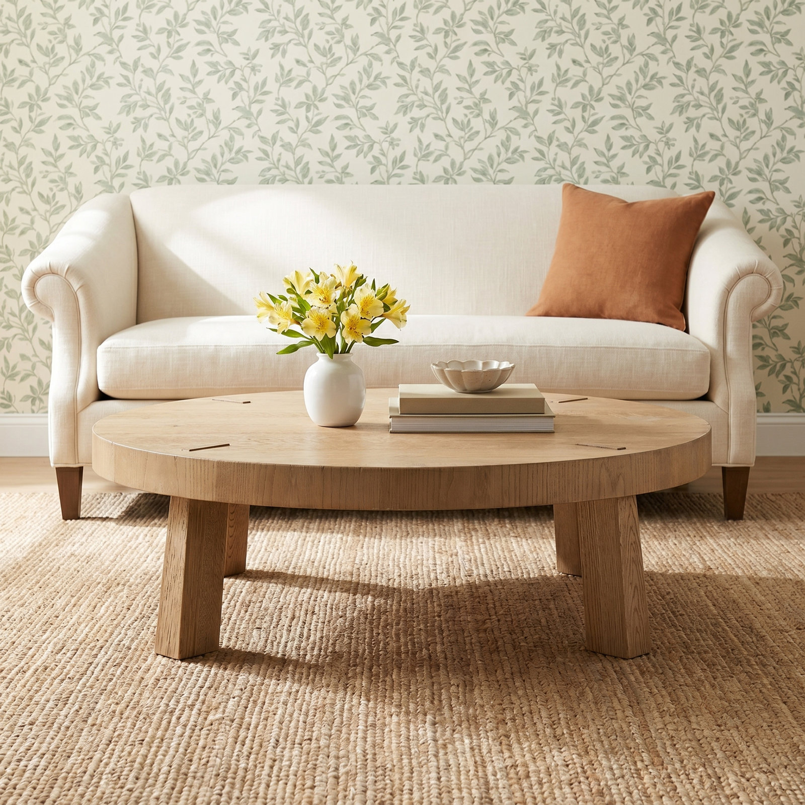 Sadira Coffee Table, Worn Oak