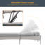  Chaise longue inclinable longue 75,9 po avec coussins-535590908