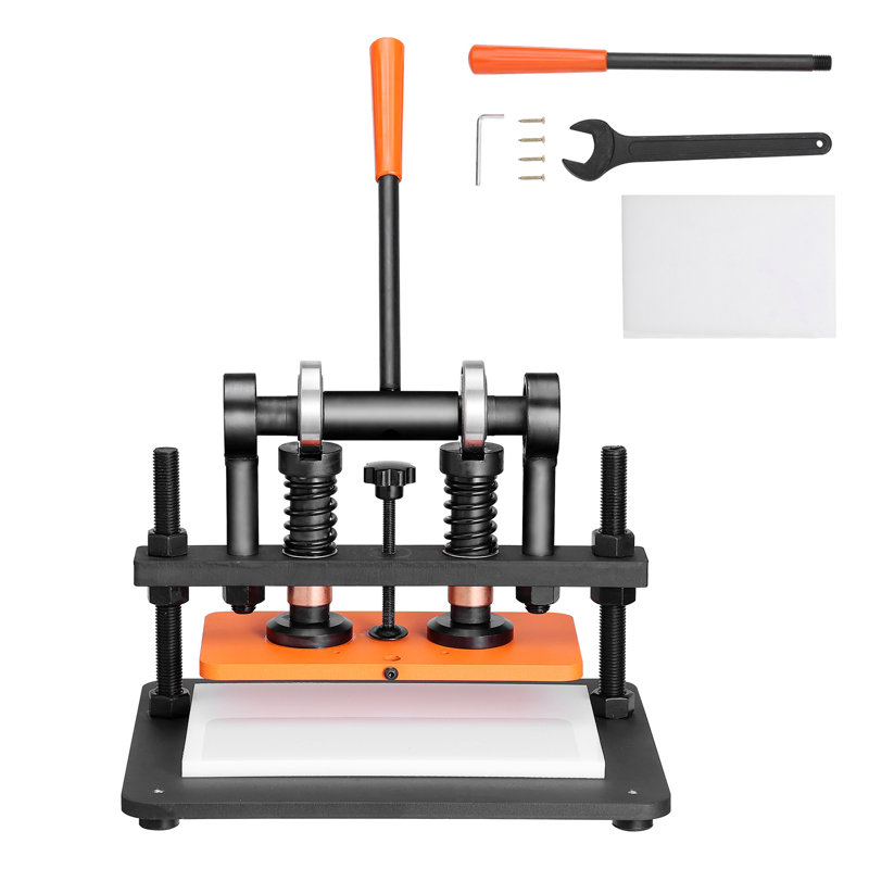 Leather Cutting Machine, 11 x 5.5 in Embossing Plate Manual Die Cutter
