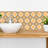 4'' W x 4'' L Vinyl Peel and Stick Mosaic Tile