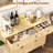 47'' Buffet Cabinet with Storage,Yacchi home Sideboard Rattan Cabinet with 2 Large Drawers-497930510