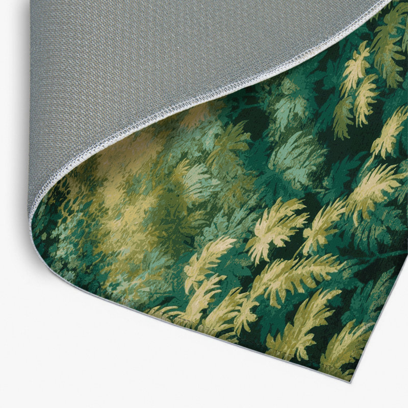 Nature Green Indoor and Outdoor Area Rug, Rectangle 2' x 3'