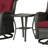 Mapleview Outdoor All-Weather 2-Person Wicker Conversation Set with Cushions for Patio, Porch, Garden-1100869405-1100869379