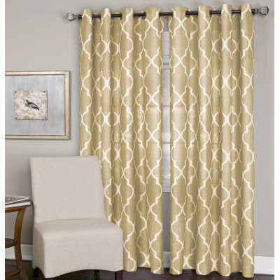 Semi Sheer Single Curtain Panel