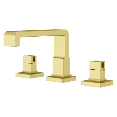 Verve 2-Handle 8 in. - 15 in. Widespread Bathroom Faucet without Handles with Ribbon Spout 