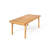 69" Wood Patio Dining Table With 300 Lbs Capacity, Slatted Top, Natural Color, Ideal For Garden Gatherings, Easy - To Clean Surface Capacity Ample Room Family Outdoor Meals, Do Maintenance-118875583